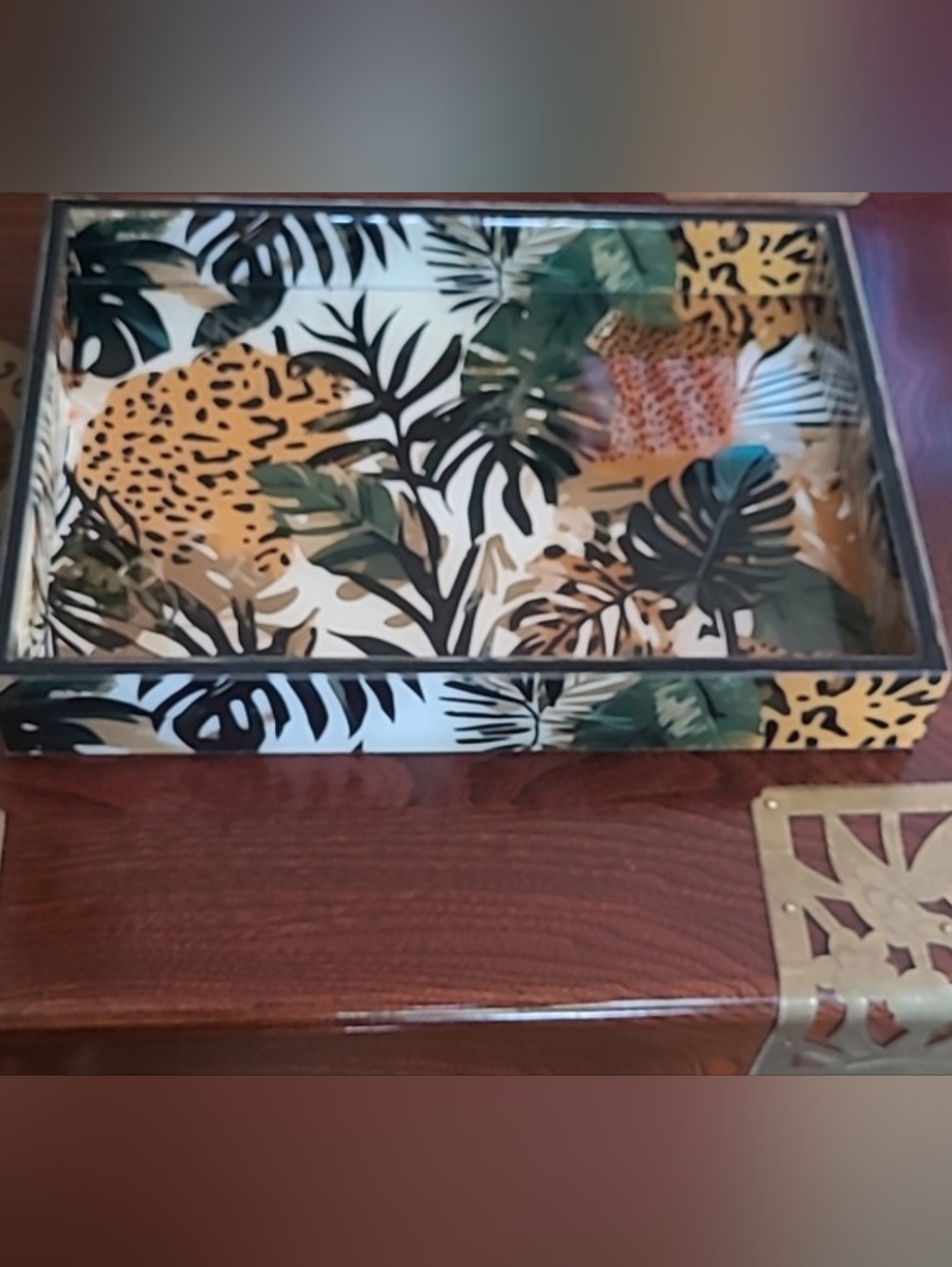 Tropical Jungle Print Tray
